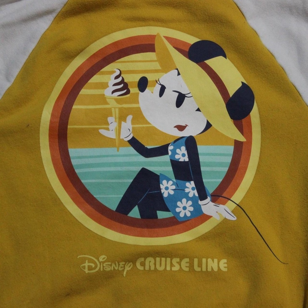 Women's Y2K Skater Streetwear 2000s Disney Cruises Minnie Zip-up Cartoon Hoodie - Picture 4 of 7